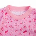 Пижама для девочки, рост 92 см, цвет розовый 009 - Фото 3