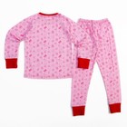 Пижама для девочки, рост 128 см, цвет розовый 009 - Фото 8