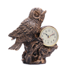 Часы настольные интерьерные на батарейках "Филин", 16 х 19 см, циферблат d-6 см - Фото 2