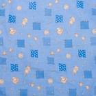 Постельное бельё детский АДЕЛЬ Жирафики, цвет голубой, размер 110х140см, 110х140см, 40х60см, бязь 125гр/м, хлопок 100% - Фото 3