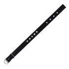 Ошейник клепаный, 48.5×3 см, ОШ 31-40 см, полиэстер, чёрный - Фото 7