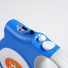 Рулетка "Пижон" с фонариком, прорезиненная ручка, 5 м, до 35 кг, голубая - Фото 11