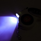 Рулетка «Пижон» с фонариком, прорезиненная ручка, 5 м, до 35 кг, чёрно-белая - Фото 13