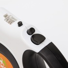 Рулетка «Пижон» с фонариком, прорезиненная ручка, 5 м, до 35 кг, чёрно-белая - Фото 5