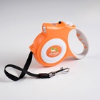 Рулетка "Пижон" с фонариком, прорезиненная ручка, 5 м, до 35 кг, оранжевая - Фото 4