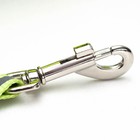 Рулетка "Пижон" светоотражающая, 3 м, до 15 кг, трос, прорезиненная ручка, зелёная - фото 8650398