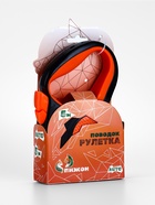 Рулетка «Пижон» светоотражающая, 5 м, до 25 кг, трос, прорезиненная ручка, оранжевая - Фото 9