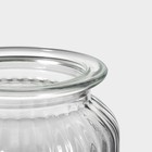 Банка для сыпучих Доляна «Лада», 550 мл, 11×14.5 см, стекло, прозрачная - Фото 5