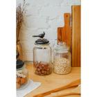 Банка для сыпучих продуктов «Лада», 900 мл, 11×18.5 см, стекло, прозрачная - Фото 6