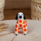 Дымковская игрушка «Фигурка: Собака оранжевая», 7 см - Фото 2