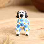 Дымковская игрушка "Собака синяя" 7 см - Фото 6