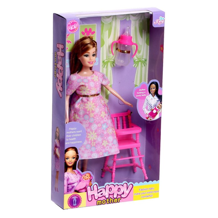 Кукла-модель «Наташа» беременная, с аксессуарами, МИКС 42684