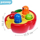 Развивающая игрушка «Стучалка Червячки» с молотком - Фото 2
