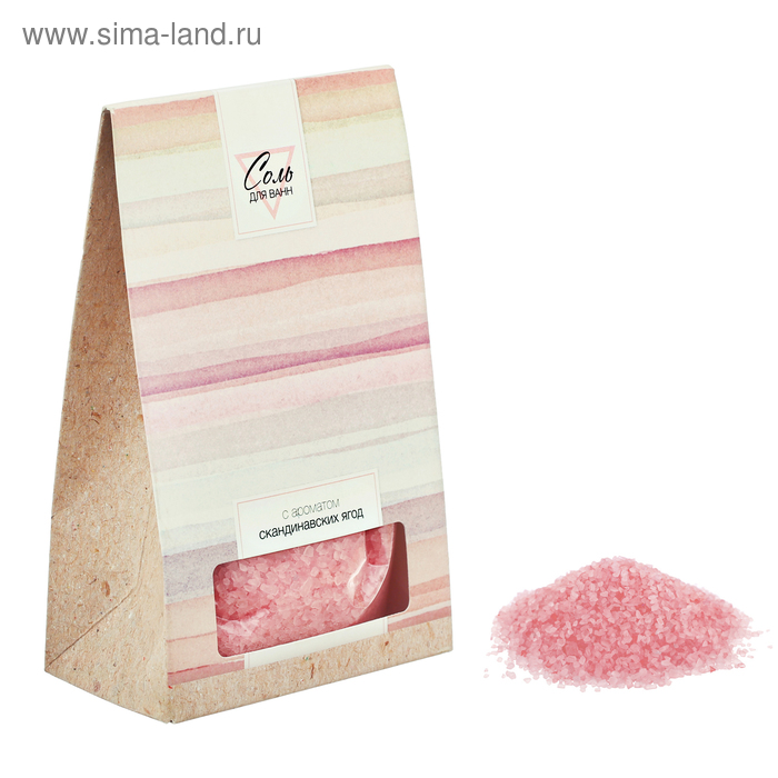 Соль для ванн с ароматом скандинавских ягод, 400 г - Фото 1