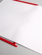 Информационный стенд «Информация» 15 карманов (5 плоских А4, 1 перекидная система на 10 карманов А4), цвет красный - Фото 4