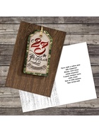 Открытка «С 23 февраля», шильдик, 12 х 18 см (комплект 10 шт) - фото 40496720