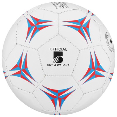 Футбольный мяч ONLYTOP, машинная сшивка, 32 панели, р. 5, PVС