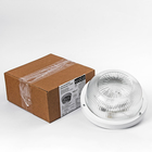 Светильник Ecola Light, ДПП03-7-001, 1*GX53, Круг, прозрачный, IP65, белый, 185х185х85 - Фото 1