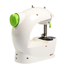 Швейная машинка FIRST FA-5700, 1 операция, полуавтомат, от батареек/сети, бело-зелёная - Фото 2
