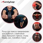 Ролик для пресса ONLYTOP, 2 колеса, 20х17х17 см, цвета МИКС - Фото 3