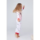 Пижама детская, рост 116 см, цвет розовый - Фото 3