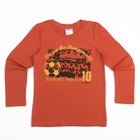Джемпер детский "Футбол", рост 128 см, цвет оранжевый ФП-021 - Фото 1