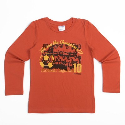 Джемпер детский "Футбол", рост 128 см, цвет оранжевый ФП-021
