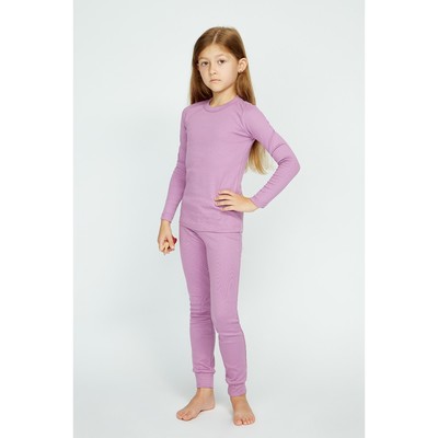 Комплект детский (термо), цвет фиолетовый, рост 92-98 см