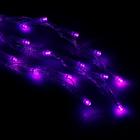 Гирлянда «Водопад» 2 × 1.5 м, IP20, прозрачная нить, 400 LED, свечение фиолетовое, 8 режимов, 220 В, УЦЕНКА - Фото 8