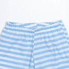 Комплект женский (джемпер, брюки) Полоса цвет голубой, р-р 46 - Фото 8