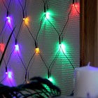 УЦЕНКА Гирлянда «Сеть» 1.6×1.6 м, IP20, тёмная нить, 144 LED, свечение мульти, 8 режимов, 220 В - Фото 8