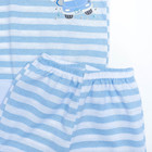 Комплект для мальчика (джемпер, брюки) Полоса цвет голубой, р-р 36 - Фото 5