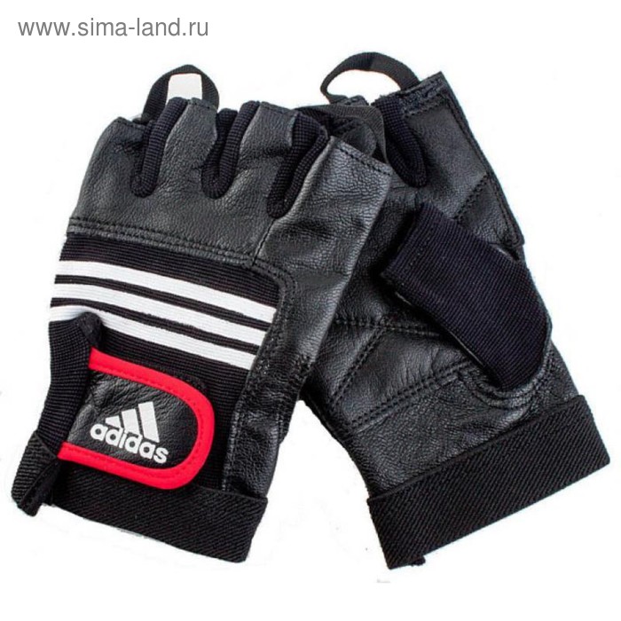 Тяжелоатлетические перчатки Adidas, Leather Lifting Glove, размер S/M, ADGB-12124 - Фото 1