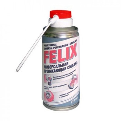 Универсальная проникающая смазка FELIX (жидкий ключ), 210 мл