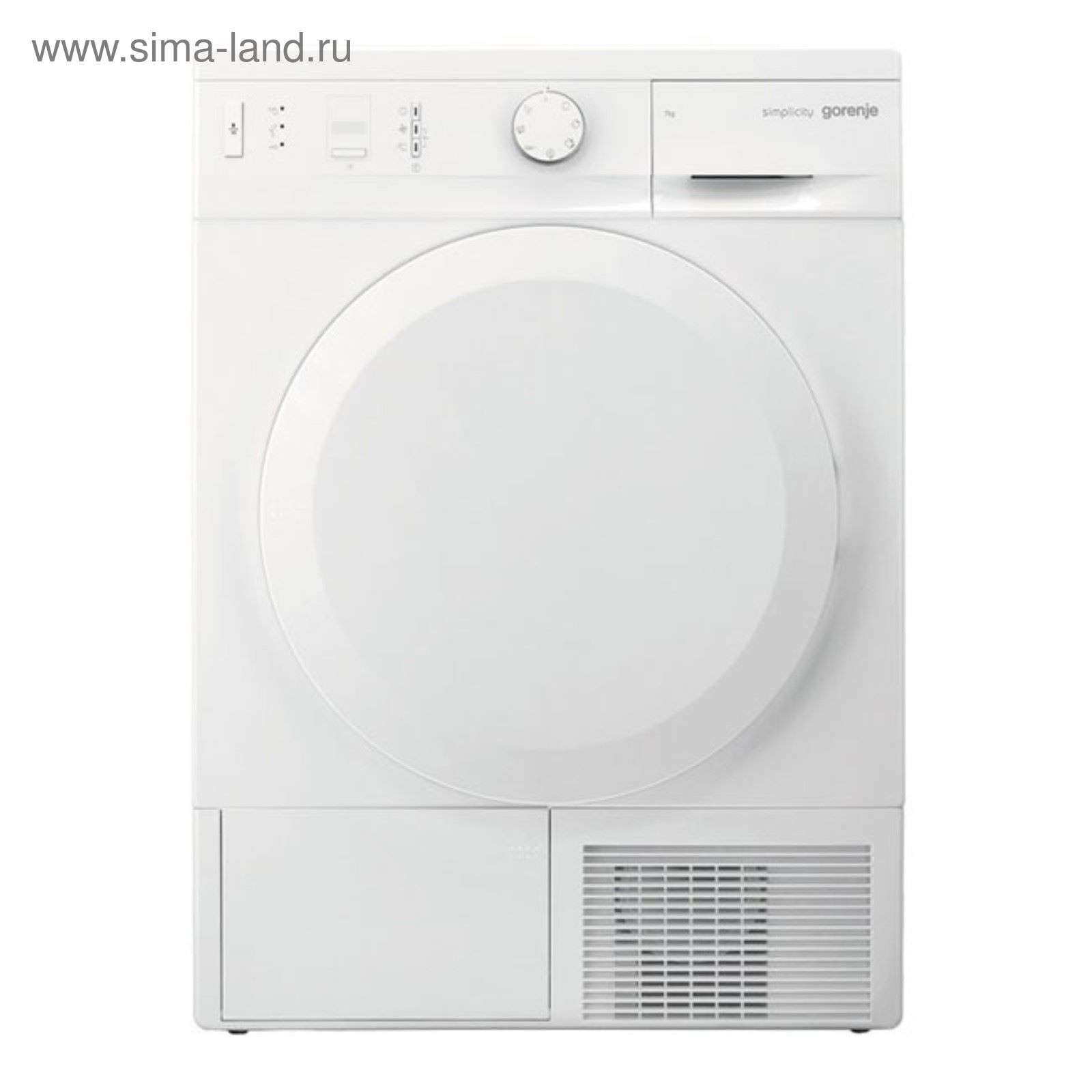 Сушильная машина Gorenje D74SY2W, загрузка 7 кг, белый