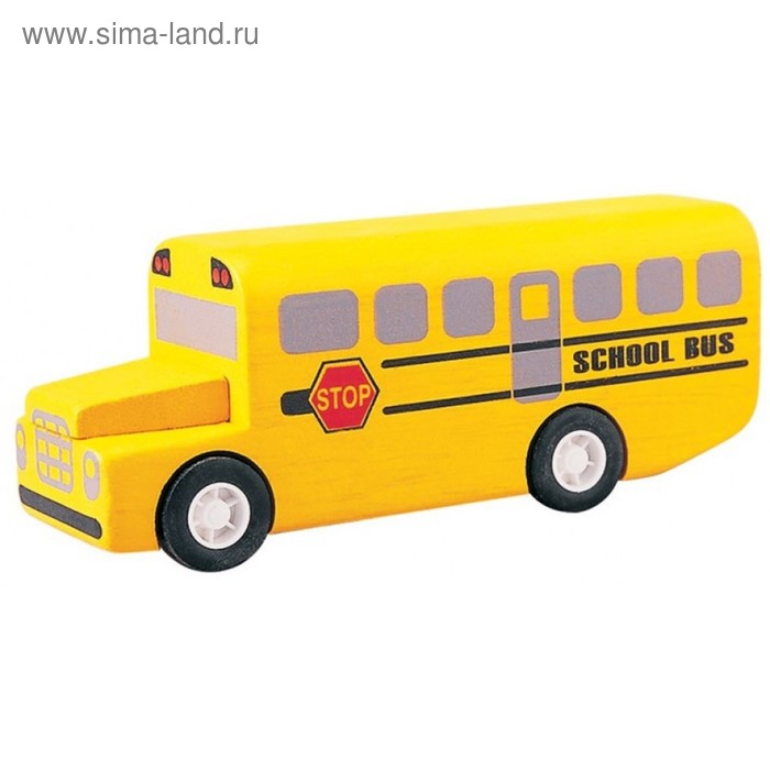 Деревянная игрушка «Школьный автобус» - Фото 1