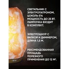 Солевая лампа Ergopower ER 502, 220 В, 15 Вт, 3-5 кг - фото 8358673