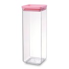 Прямоугольный контейнер Brabantia Tasty Colours, цвет розовый, 2.5 л - Фото 1