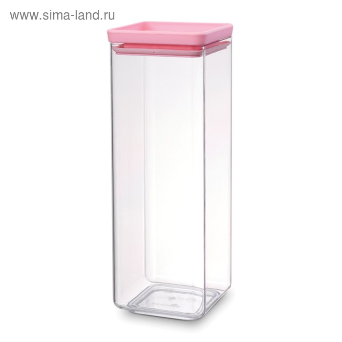 Прямоугольный контейнер Brabantia Tasty Colours, цвет розовый, 2.5 л - Фото 1