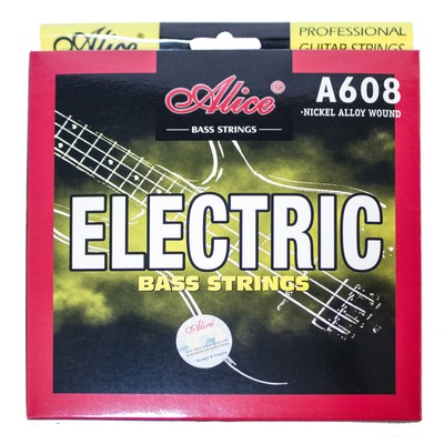 Струны Alice для 5-струнной бас-гитары A608(5)-M Medium сталь/сплав никеля, 045-130