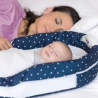 Складная кроватка Baby Delight ХL синяя в горошек - Фото 9