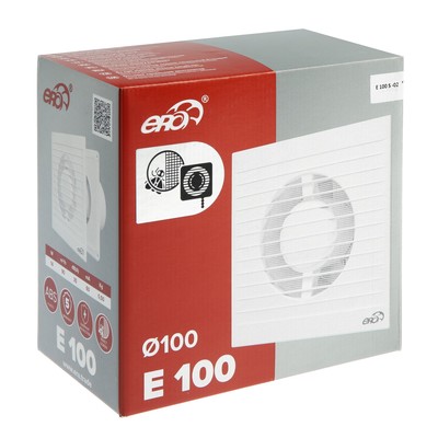 Вентилятор вытяжной ERA E 100-02, 160×160 мм, d=100 мм