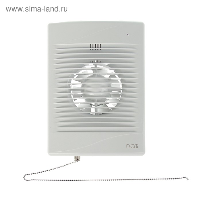Вентилятор вытяжной DiCiTi STANDARD 4-02, 180х250 мм, d=100 мм, 220‒240 В, с выключателем - Фото 1