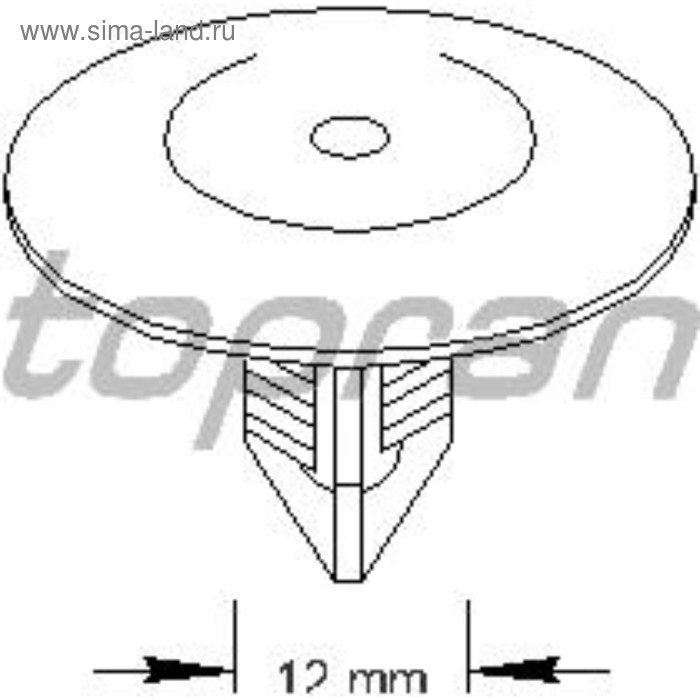 Клипса обшивки HANS PRIES 700580445 - Фото 1