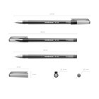 Ручка гелевая ErichKrause G-Ice, чернила черные, узел 0.5 мм, длина непрерывной линии составляет до 500 метров - Фото 2