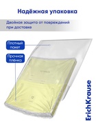 Тетрадь 12 листов в клетку ErichKrause «Классика», обложка мелованный картон, жёлтая - Фото 6