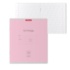 Тетрадь 12 листов в косую линейку ErichKrause «Классика», обложка мелованный картон, розовая - Фото 5