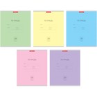 Тетрадь 24 листа в клетку, ErichKrause «Классика», обложка мелованный картон, блок офсет 100% белизна, МИКС (1 вид в спайке) - Фото 1