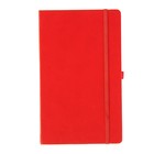 Записная книжка, твердая обложка, А5, 96 листов линейка Erich Krause FESTIVAL, на резинке, красная - Фото 1