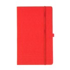 Записная книжка, твердая обложка, А5, 96 листов линейка Erich Krause PERFECT, на резинке, красная - Фото 1